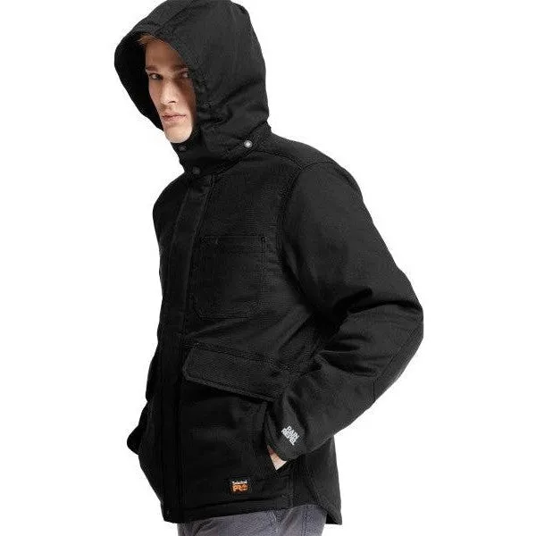 Timberland Pro Men's Ironhide Insulated Hooded Jacket -Black- TB0A237T015