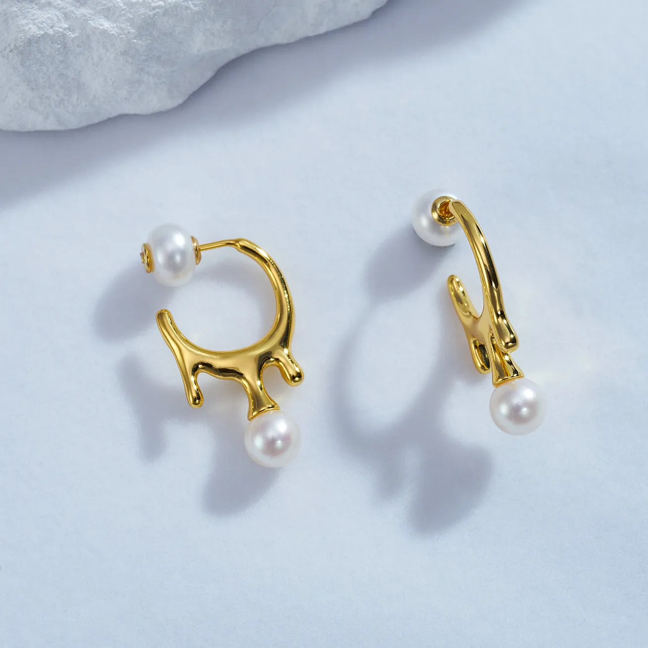 Top Grade Freshwater Pearl Earrings WE00650 | FLUID