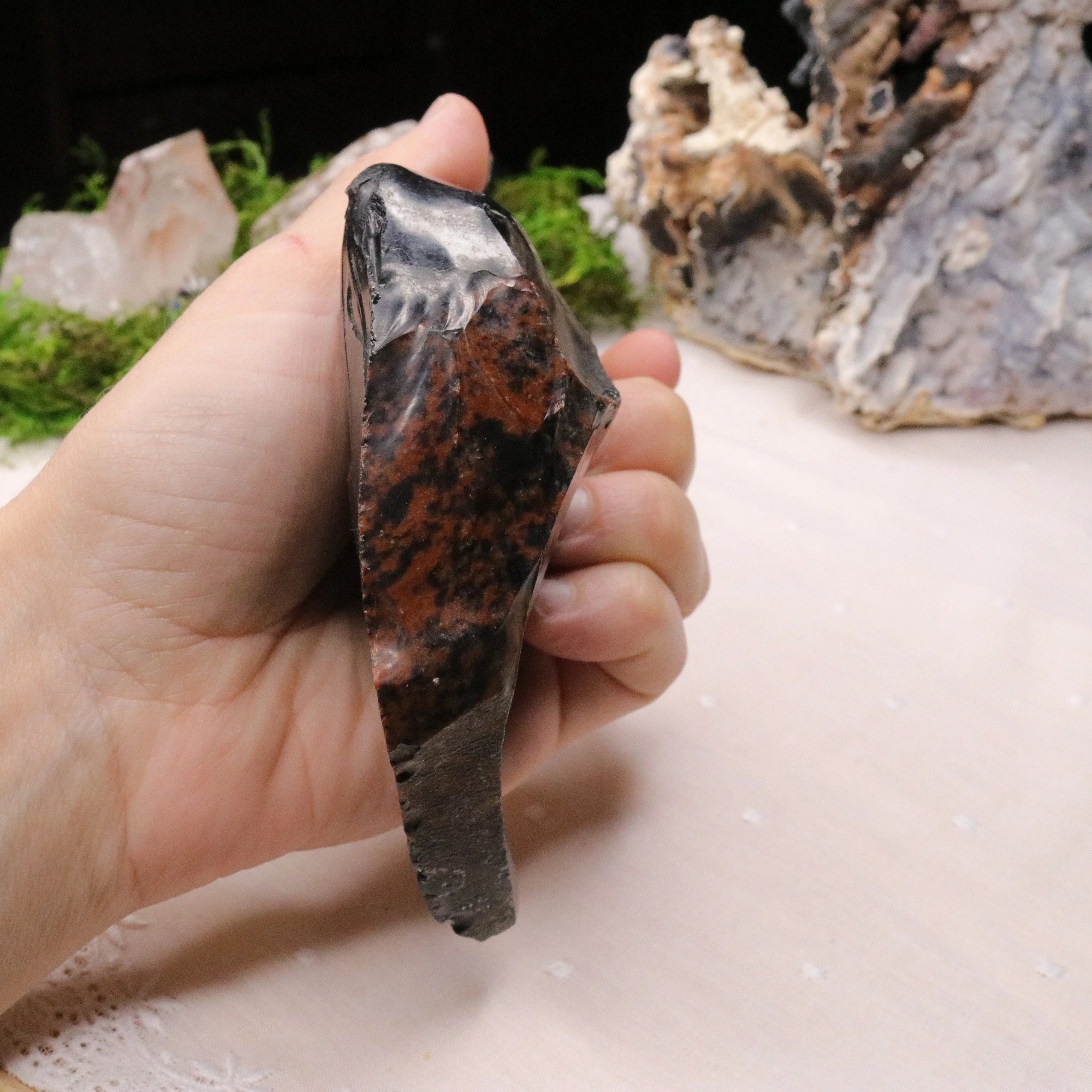 Unique Hand Collected Mahogany Obsidian from Washington, USA