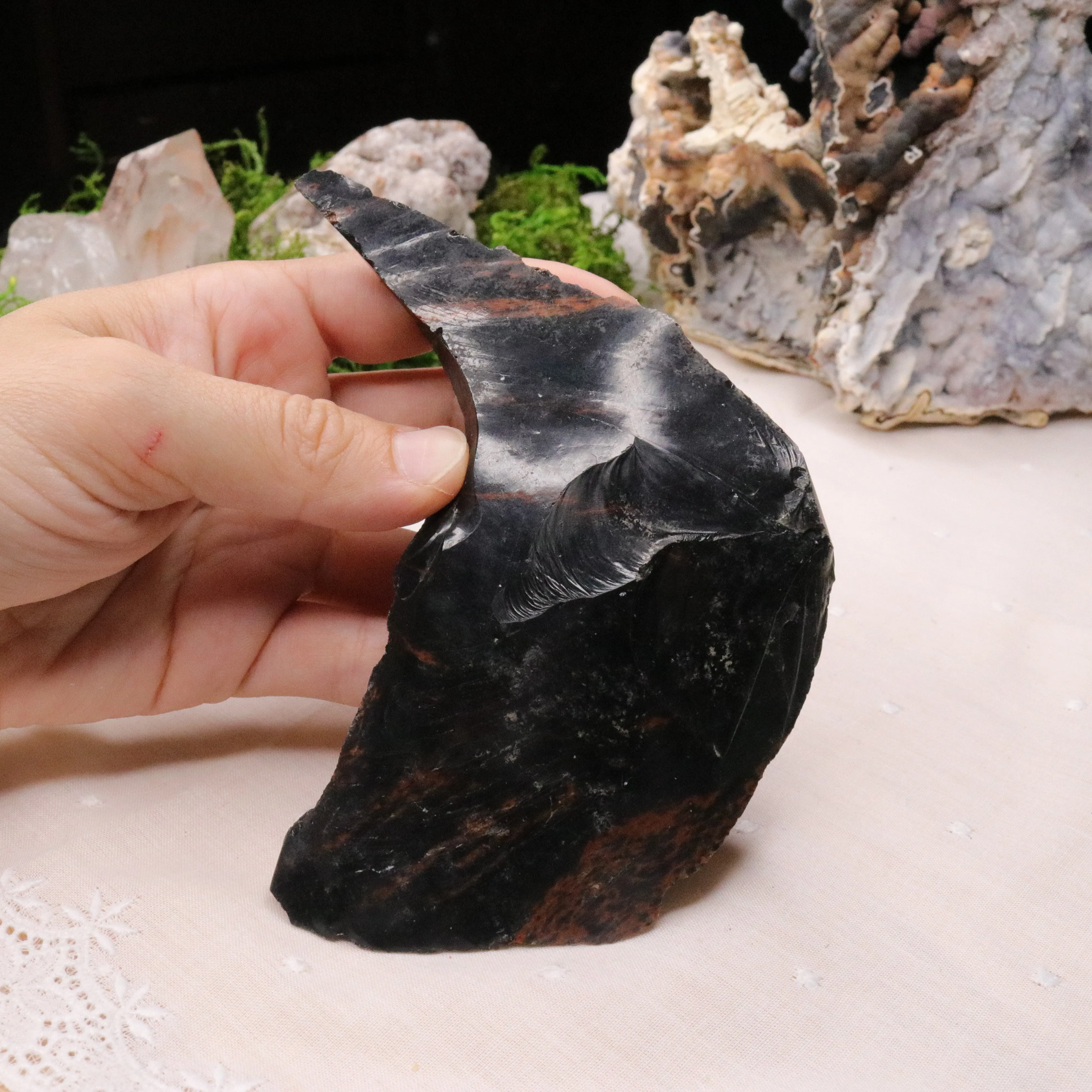 Unique Hand Collected Mahogany Obsidian from Washington, USA