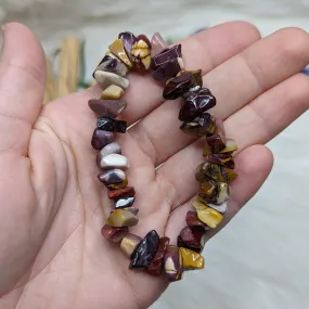 Very Unique Mookaite Jasper Stretch Bracelet