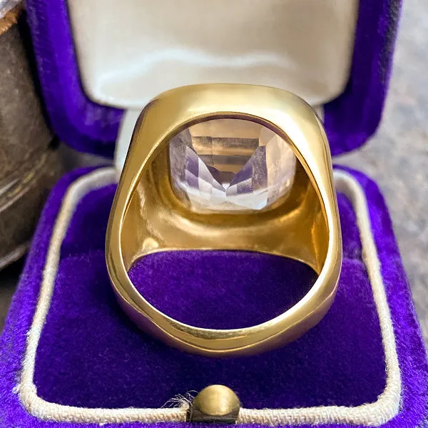 Vintage Rock Crystal Ring