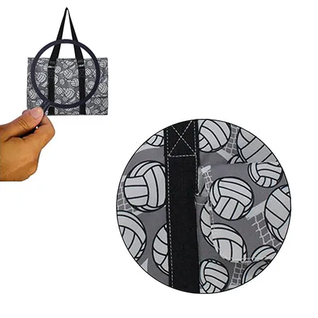 Volleyball Court NGIL Zippered Caddy Large Organizer Tote Bag