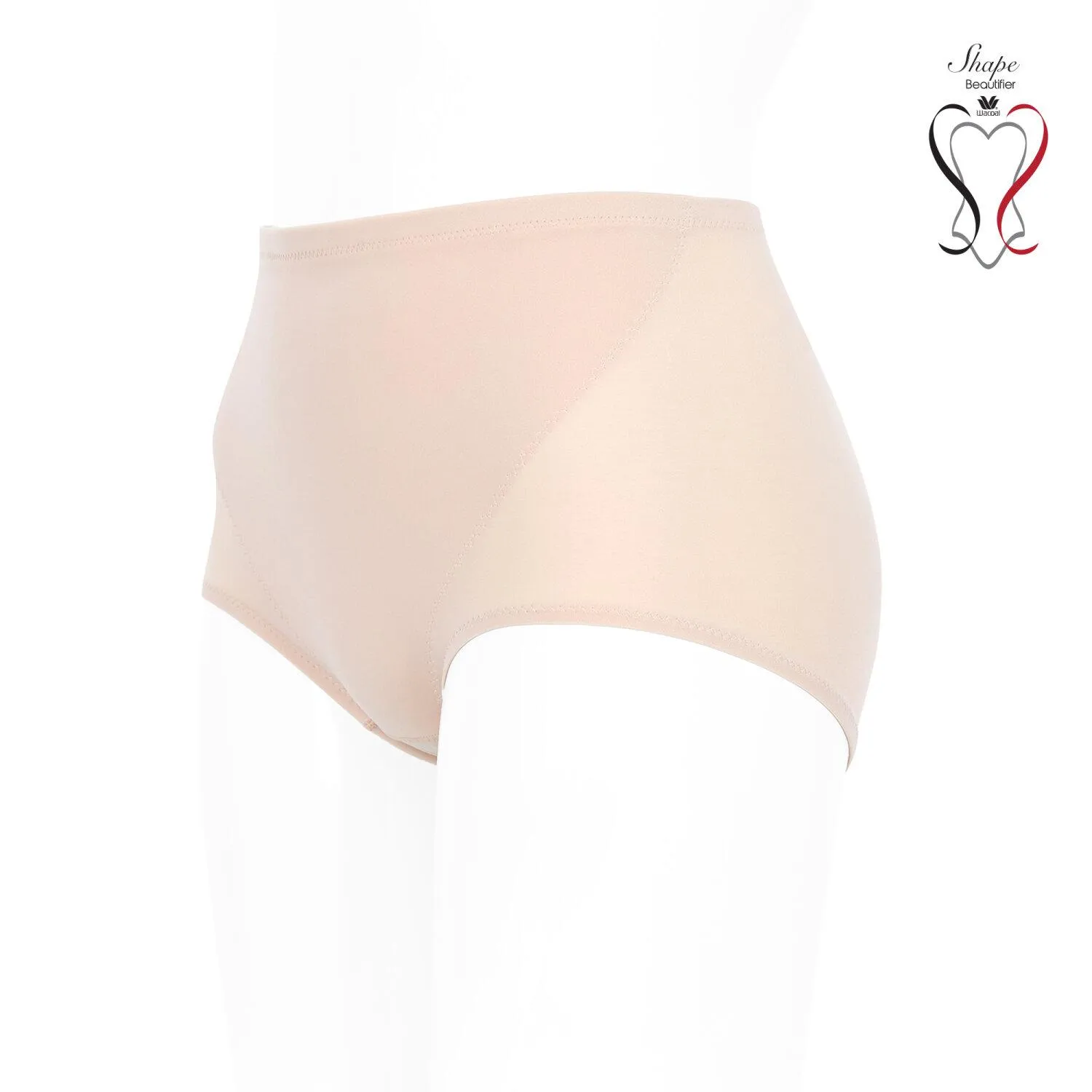 Wacoal Shapewear Hip กางเกงกระชับสัดส่วน ขาสั้นเอวปกติ รุ่น WY1151 สีเนื้อ (NN)