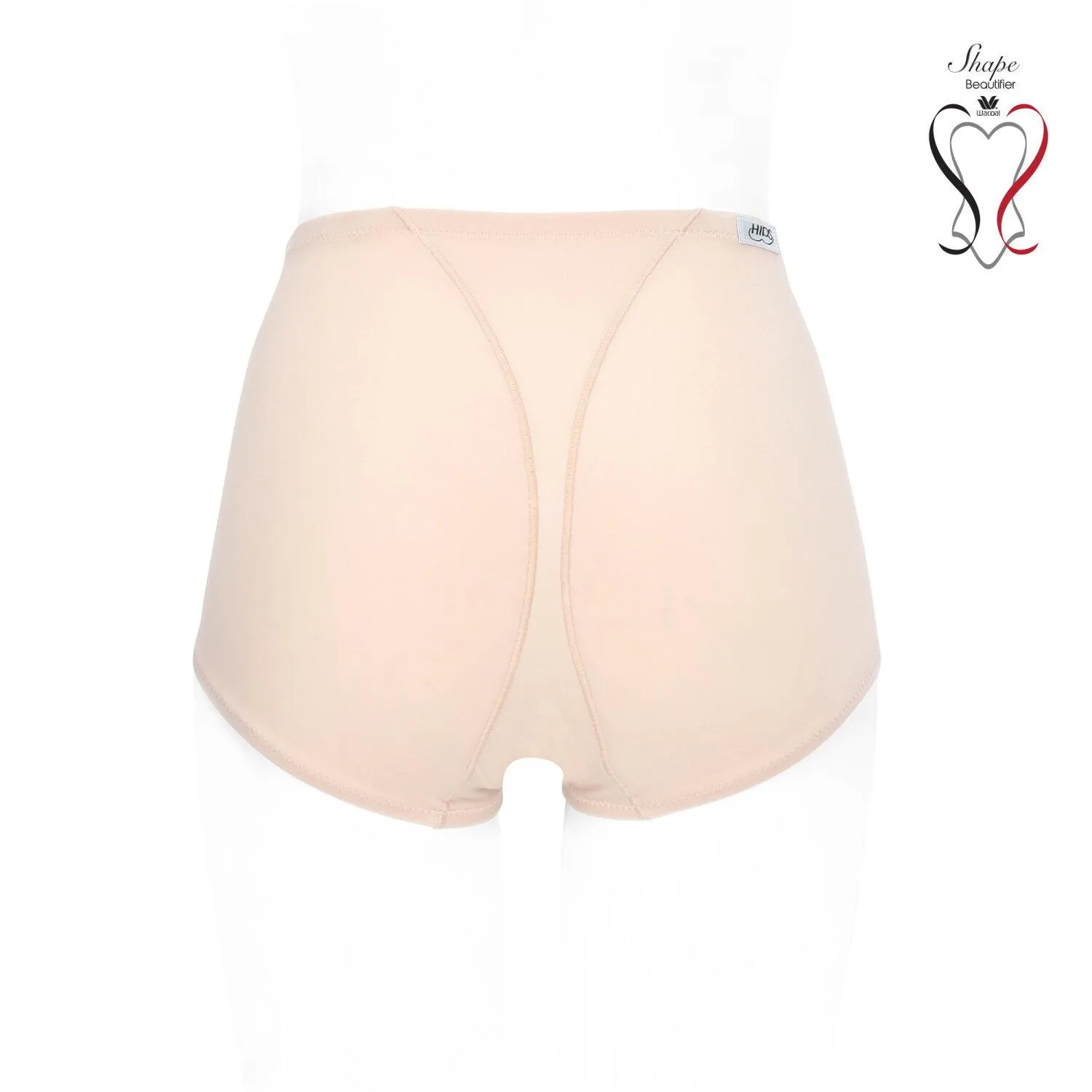 Wacoal Shapewear Hip กางเกงกระชับสัดส่วน ขาสั้นเอวปกติ รุ่น WY1151 สีเนื้อ (NN)