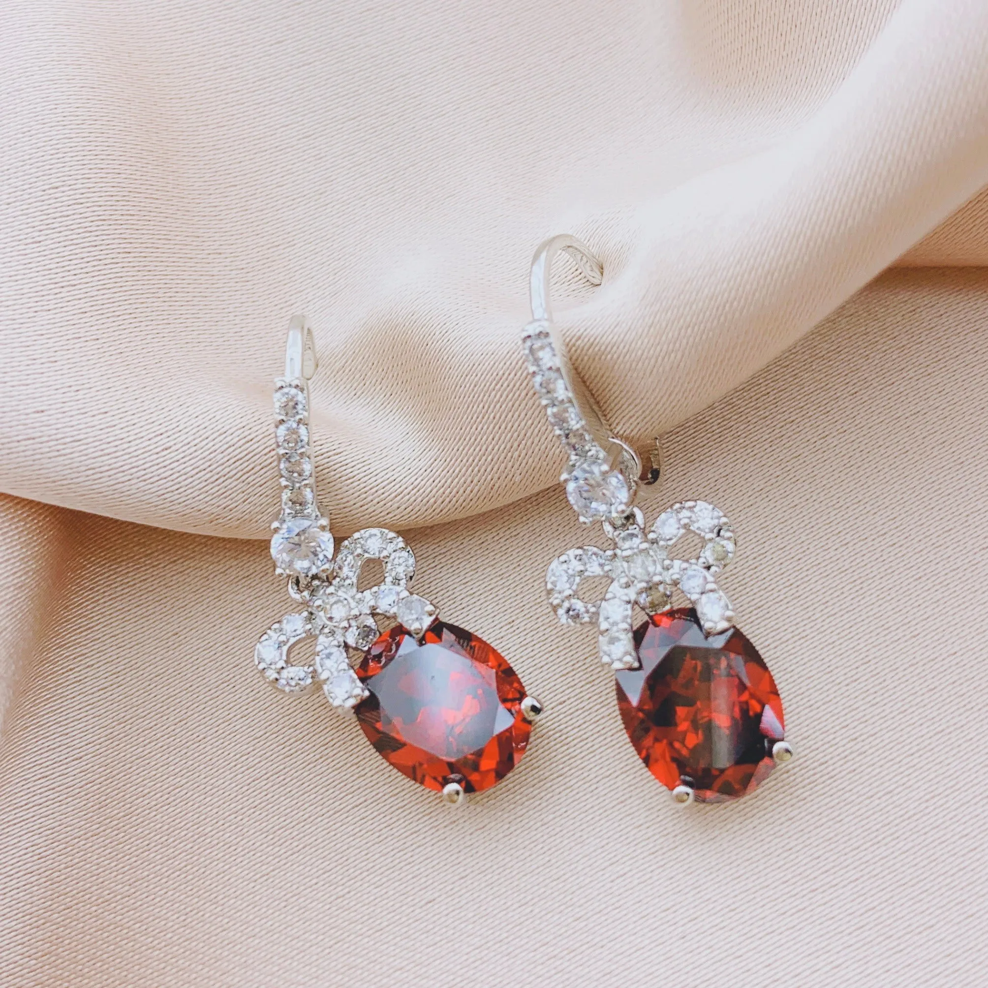 Women's Fashion CZ Bridal Wedding Earring