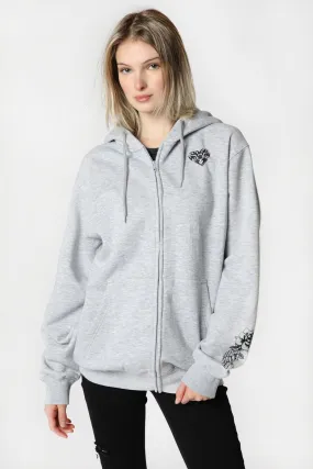 Womens Sovrn Voices Graphic Zip-Up Hoodie