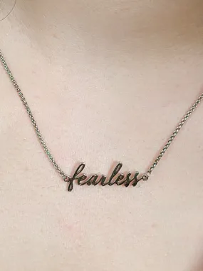 Word Adjustable Necklace